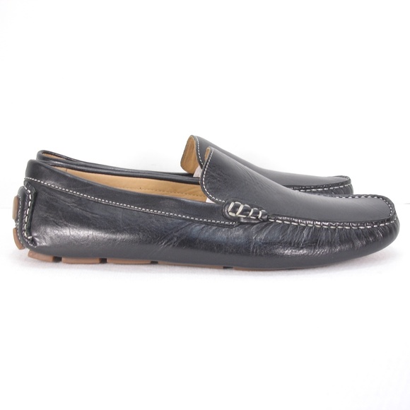 RON WHITE LEATHER LOAFERS DRIVING SHOES 11.5 M main image 6